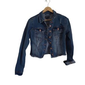 Women's jean jackets size small New Look coat blue